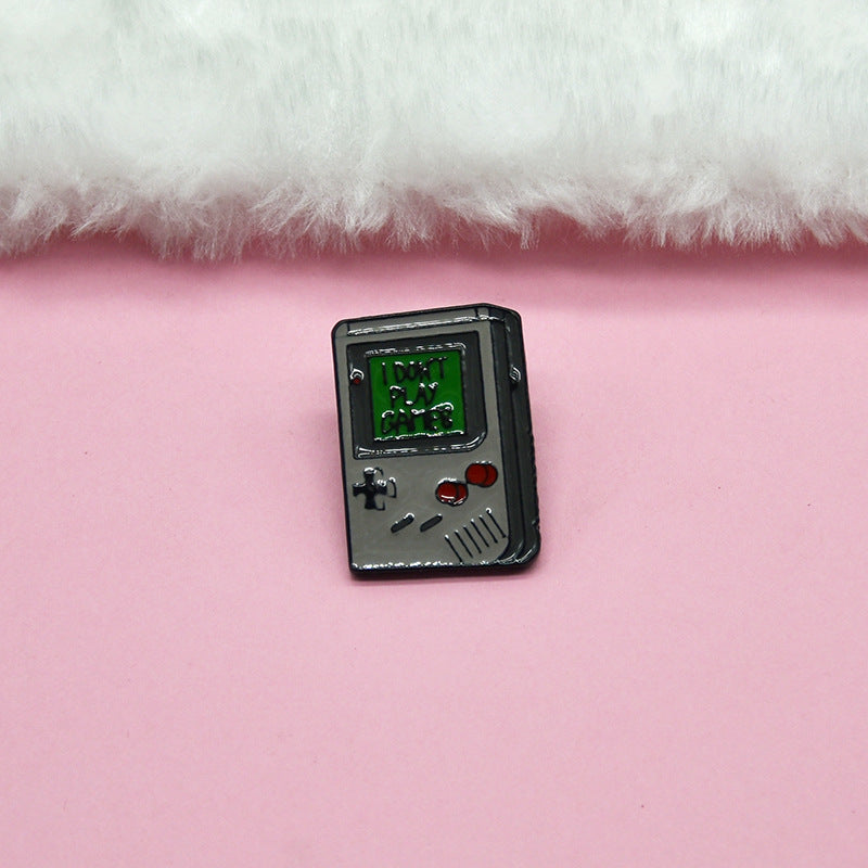 Fashion New Cartoon Retro Game Console Brooch