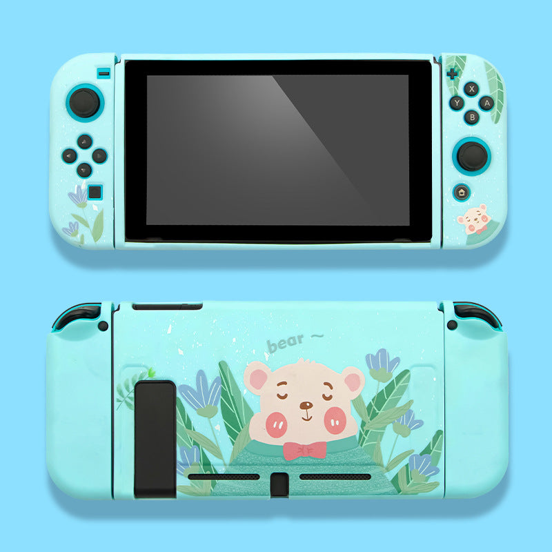 Liquid Silicone Theme Game Console Protective Color Case Accessories