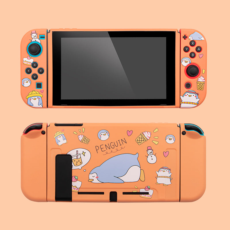 Liquid Silicone Theme Game Console Protective Color Case Accessories